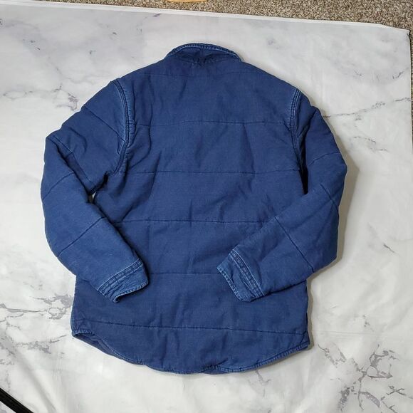Madewell Quilted Indigo Shirt Jacket - Picture 7 of 7